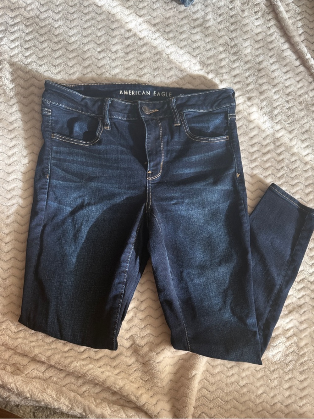 American Eagle Outfitters Deep Indigo Skinny Jeans